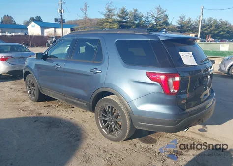 2019 Ford Explorer Xlt z USA, uszkodzony, nr VIN 1FM5K8D8XKGA27209